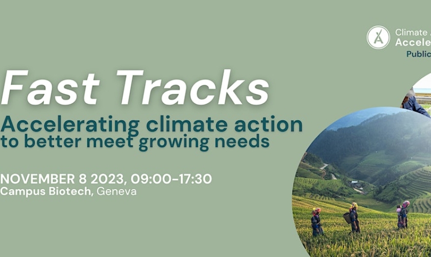 Fast Tracks: Accelerating climate action to better meet growing needs